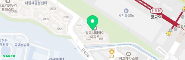 광교시티아이어린이놀이터 지도 이미지