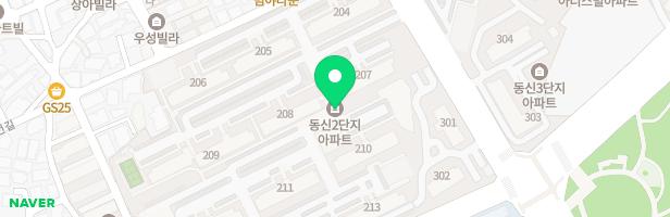 동신2차 204동 놀이터 지도 이미지
