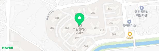 동산 그린팰리스 유아놀이터 지도 이미지