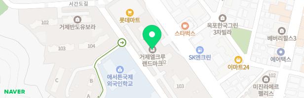 엘크루 랜드마크 103동옆 놀이터 지도 이미지