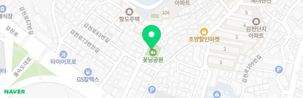 꽃님공원 지도 이미지