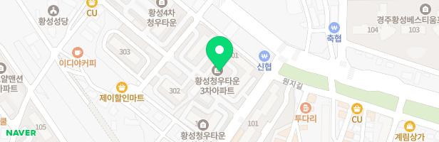 청우3차 303동 놀이터 지도 이미지