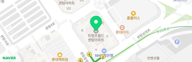 트럼프월드센텀아파트 3층 어린이놀이터 지도 이미지