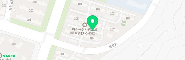 웅천부영1차 105동 지도 이미지