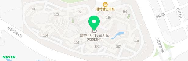 블루마2차푸르지오 어린이놀이터1 지도 이미지
