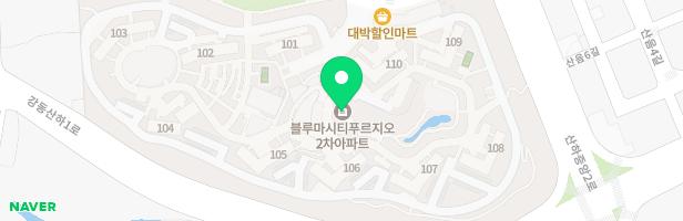 블루마2차푸르지오 어린이놀이터3 지도 이미지