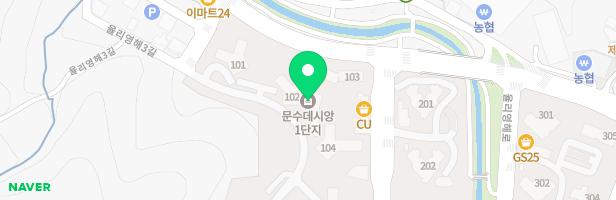 문수데시앙1단지아파트 유아놀이터 지도 이미지