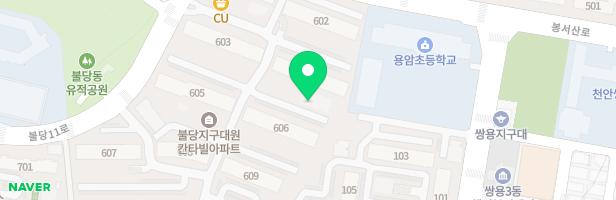 불당대원칸타빌604동 지도 이미지