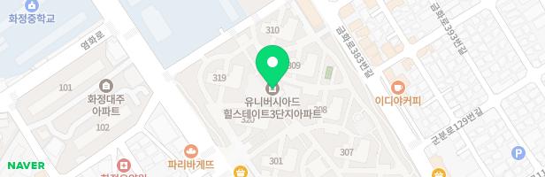 광주유니버시아드힐스테이트3단지319동앞어린이놀이터1 지도 이미지
