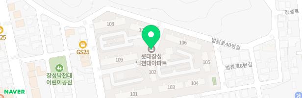 장성롯데낙천대 101동앞 놀이터 지도 이미지