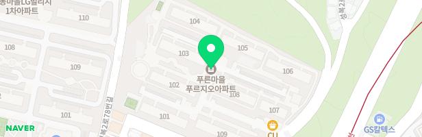 푸른마을푸르지오아파트(102동 옆)-경사면 지도 이미지