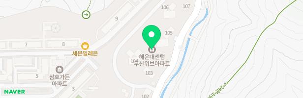 해운대센텀두산위브아파트(101동) 지도 이미지
