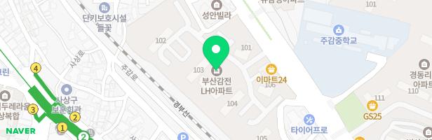 감전LH 어린이놀이터2 지도 이미지