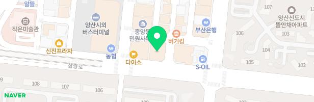 꼬마대통령 양산점 지도 이미지
