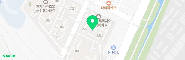 거제마린푸르지오 2단지 어린이놀이터 지도 이미지