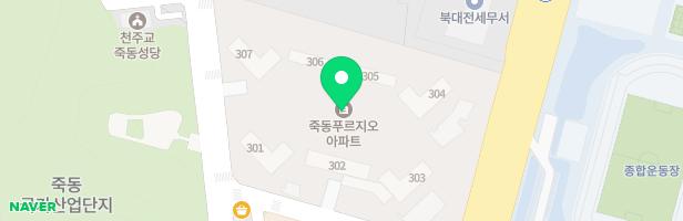 유성죽동푸르지오유아놀이터 지도 이미지