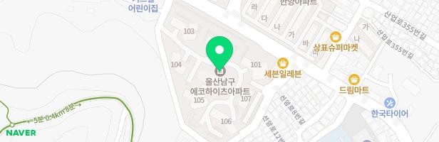 에코하이츠아파트 놀이터 지도 이미지