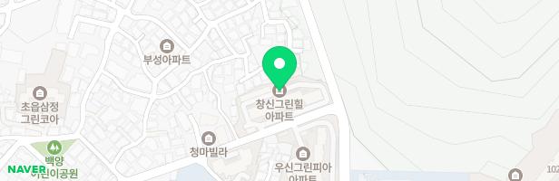 창신그린힐 아파트 어린이놀이시설 지도 이미지