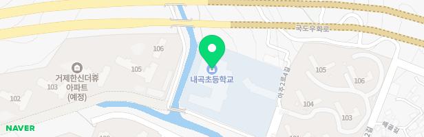 내곡초등학교 어린이놀이시설 지도 이미지
