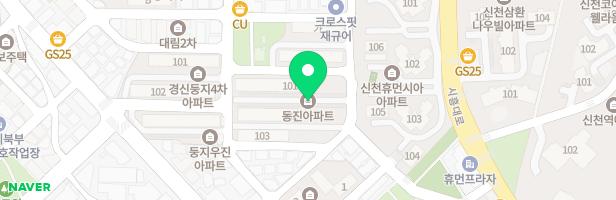 둥지동진아파트 놀이터 지도 이미지