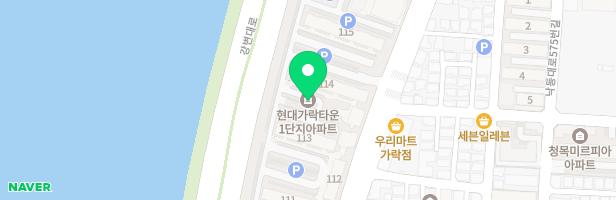 가락타운1단지 102동앞 놀이시설 지도 이미지