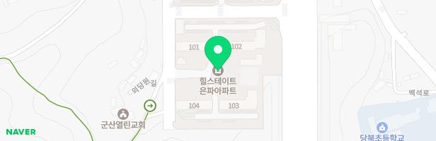 힐스테이트은파아파트 어린이놀이터 지도 이미지