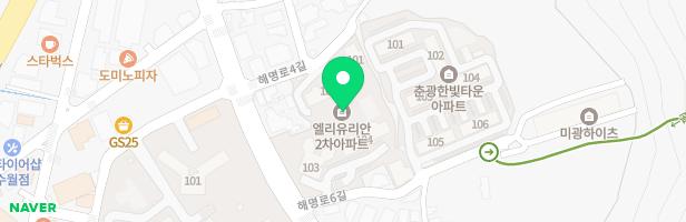 엘리유리안 2차아파트 놀이시설 지도 이미지