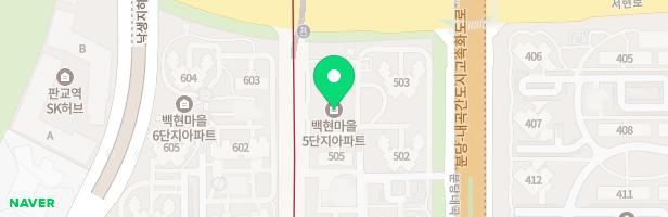 오즈의마법사판교유치원놀이터(실내) 지도 이미지