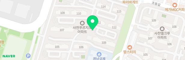 사천푸르지오(4) 관리동 지도 이미지