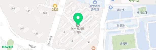 복수계룡아파트 3동앞 놀이터 지도 이미지
