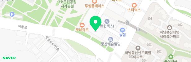 타요키즈카페 풍산점 지도 이미지