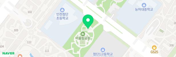 어울림공원(첨단산업클러스터단지 5호 근린공원) 지도 이미지