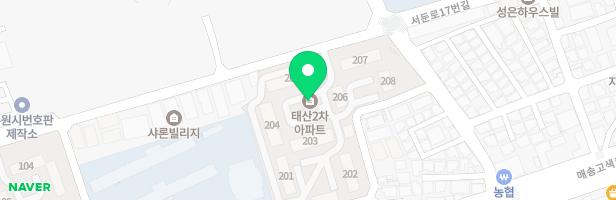 고색2차태산아파트207동옆놀이터 지도 이미지