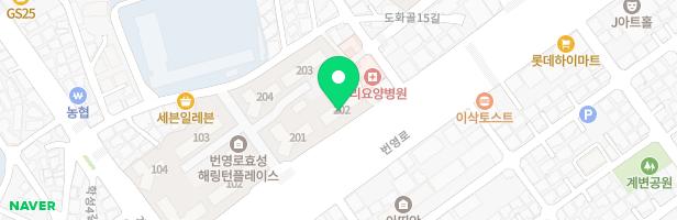 울산 해링턴플레이스 202동 앞 놀이터 지도 이미지