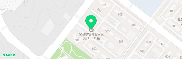오창5블럭부영아파트 어린이놀이터A 지도 이미지