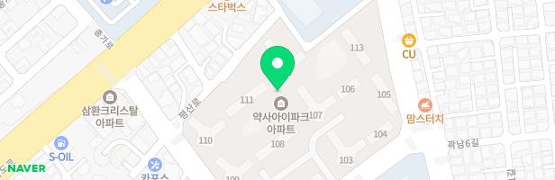 울산약사아이파크105동앞어린이놀이터 지도 이미지