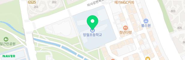망월초등학교 병설유치원 놀이터 지도 이미지