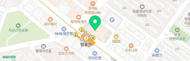 (주)이키즈랜드 코코몽 대구수성점 지도 이미지