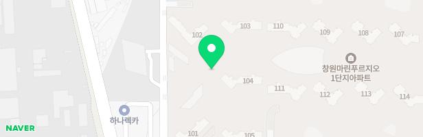창원마린푸르지오아파트 107동 앞 유아놀이터 지도 이미지