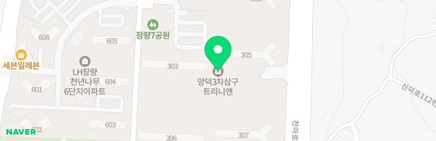 삼구트리니엔3차 306동앞 놀이터 지도 이미지