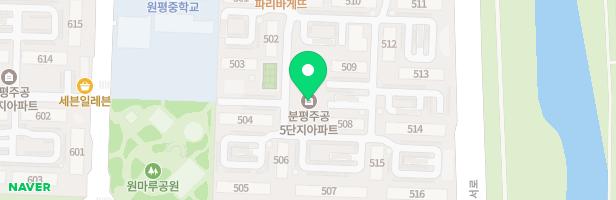 분평주공5단지아파트 제4놀이터(516동) 지도 이미지