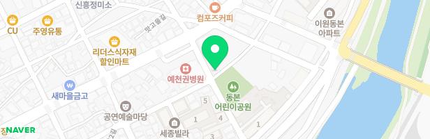 동본어린이공원 놀이시설 지도 이미지