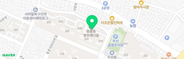 중흥동 영무예다음 아파트 어린이놀이터 지도 이미지