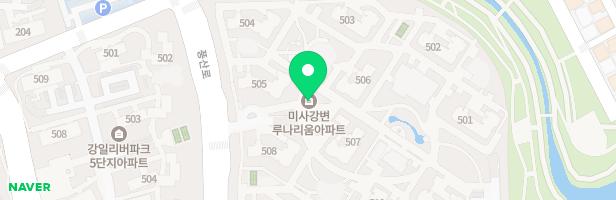 미사강변 루나리움 510동앞 어린이놀이터 지도 이미지