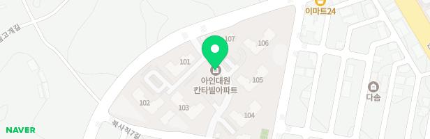 금산 대원칸타빌 어린이놀이터1 지도 이미지