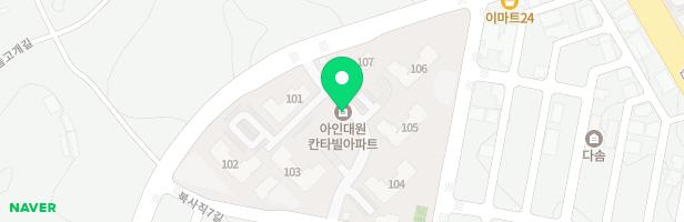 금산 대원칸타빌 어린이놀이터2 지도 이미지