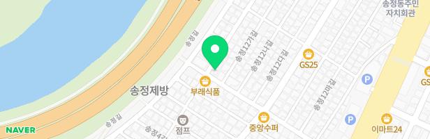 구립송정햇살어린이집 옥상놀이터 지도 이미지