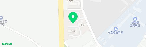 철원석미모닝파크 지도 이미지