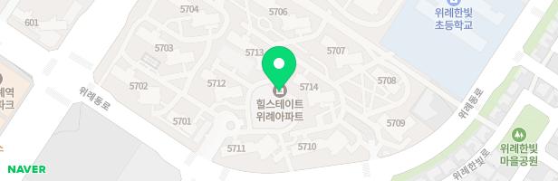 위례 힐스테이트 5704동앞 놀이터 지도 이미지