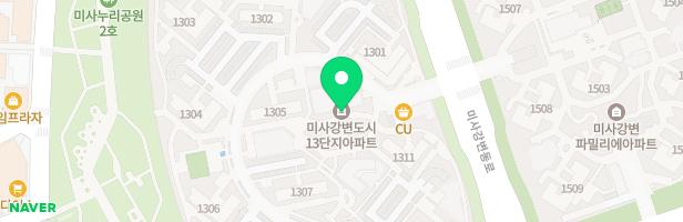 미사강변 13단지 1310앞 어린이놀이터5 지도 이미지